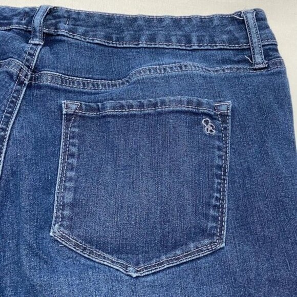 Jessica Simpson Jeans Women's 10 Blue Dark Wash High Waist Skinny Stretch GUC - Picture 8 of 14